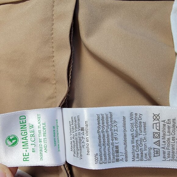 NWT Mens Jcrew Khaki Tech Shorts size 36 - Picture 4 of 11